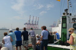 Ausflugsfahrt, Bootstour, Schifffahrt, Jade, Weser, Port