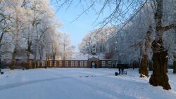 Evenburgpark, Schnee, Winter