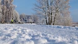 Winterlandschaft, Leer, Loga, Schnee
